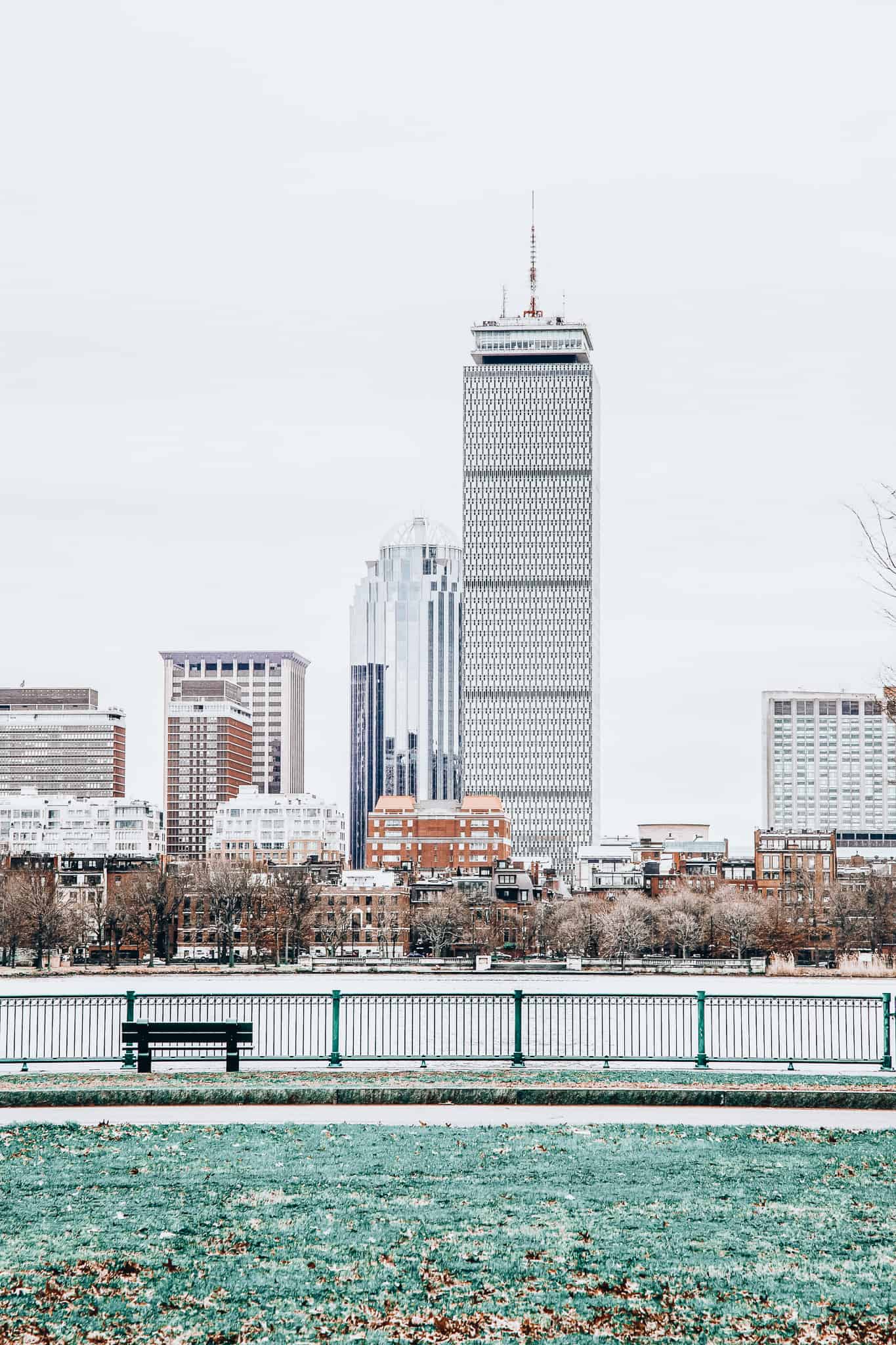 Charles River Esplanade - Walk along Boston's most beautiful River with spectacular view of the Prudential building.