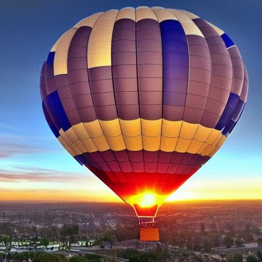 Hot Air Balloon Ride at Sunset
