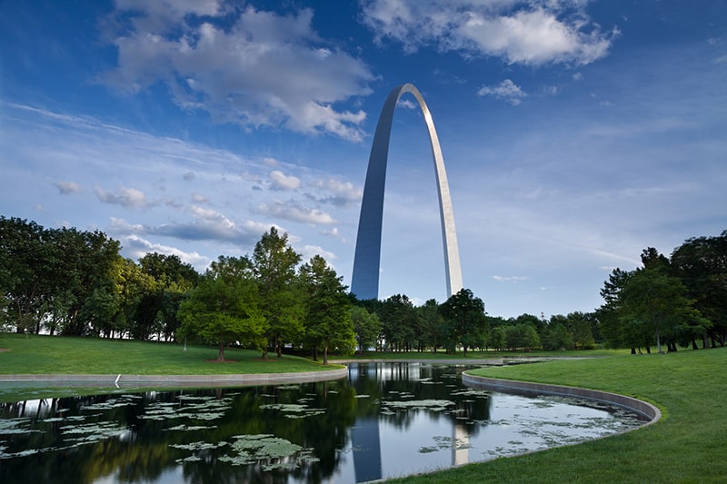 The Arch at Gateway Arch National Park - an East Coast National Park