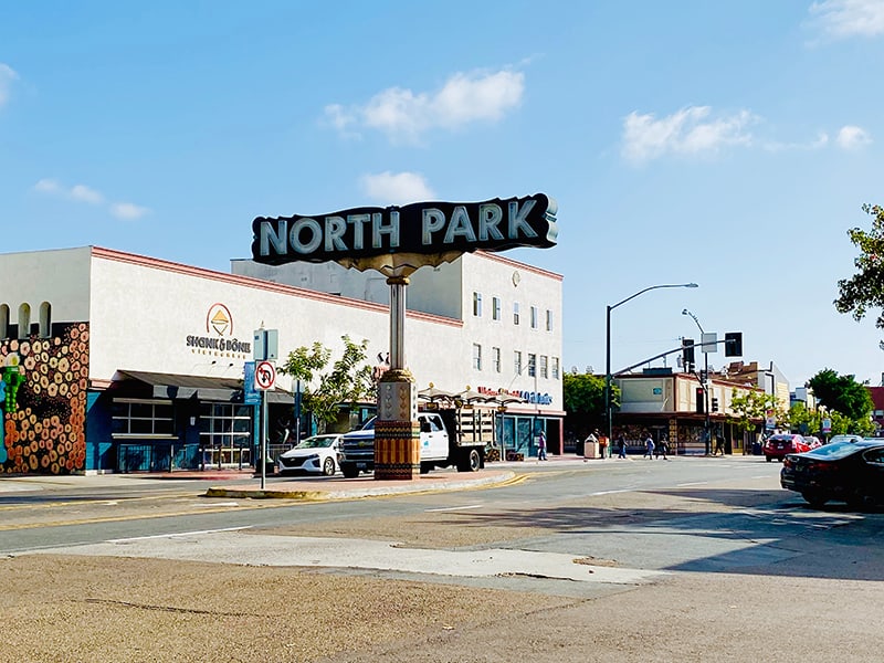 North Park sign in North Park San Diego - One of the best things to see