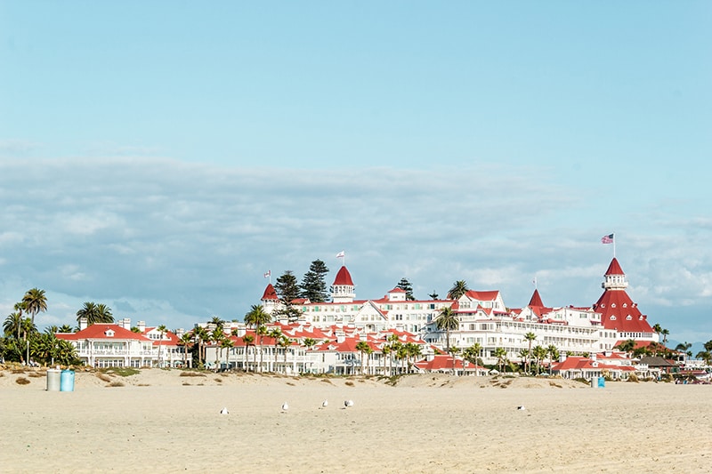 Hotel Del Coronado in San Diego - a popular spot