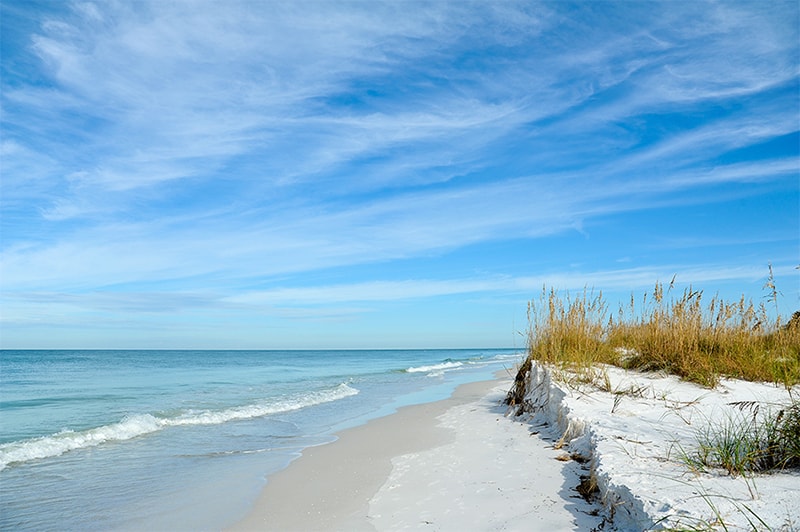 Beautiful crystal clear water in Florida