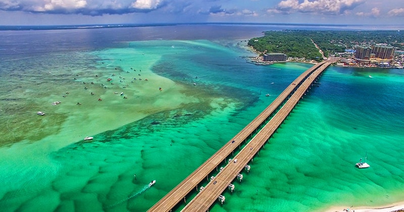 7 miles Bridge in Key West Florida