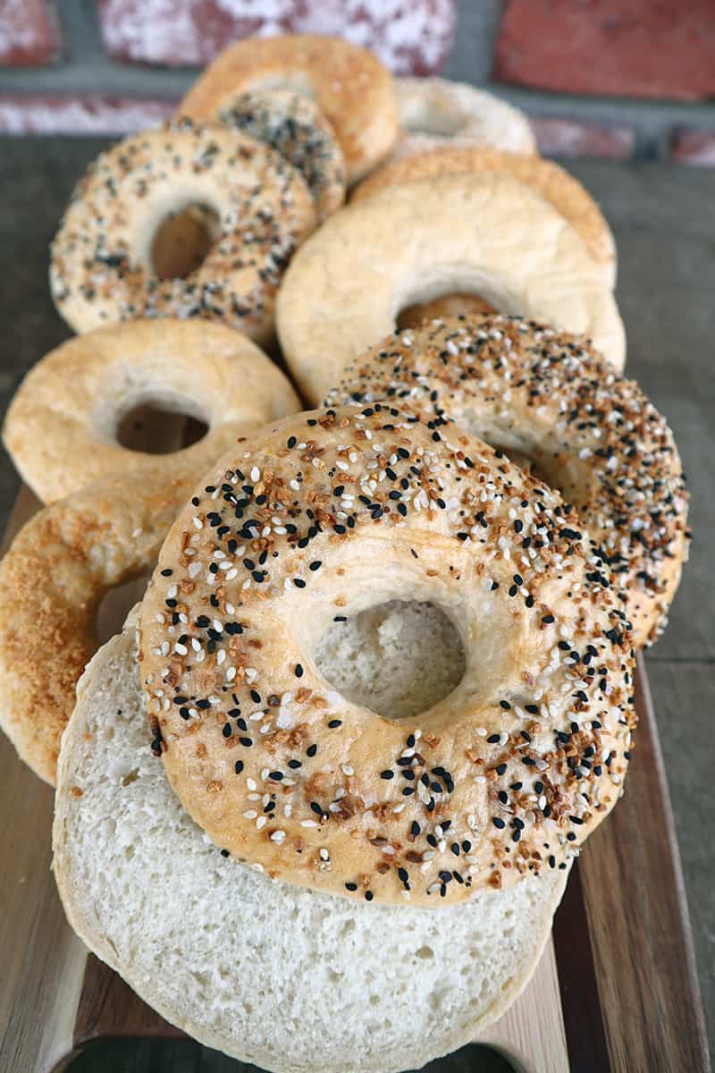 everything and plain bagels - you can expect this delicious food at Empire Bagel Factory in Marco Island