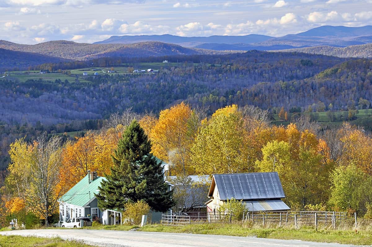 Northeast Kingdom in Vermont with beautiful fall foliage!