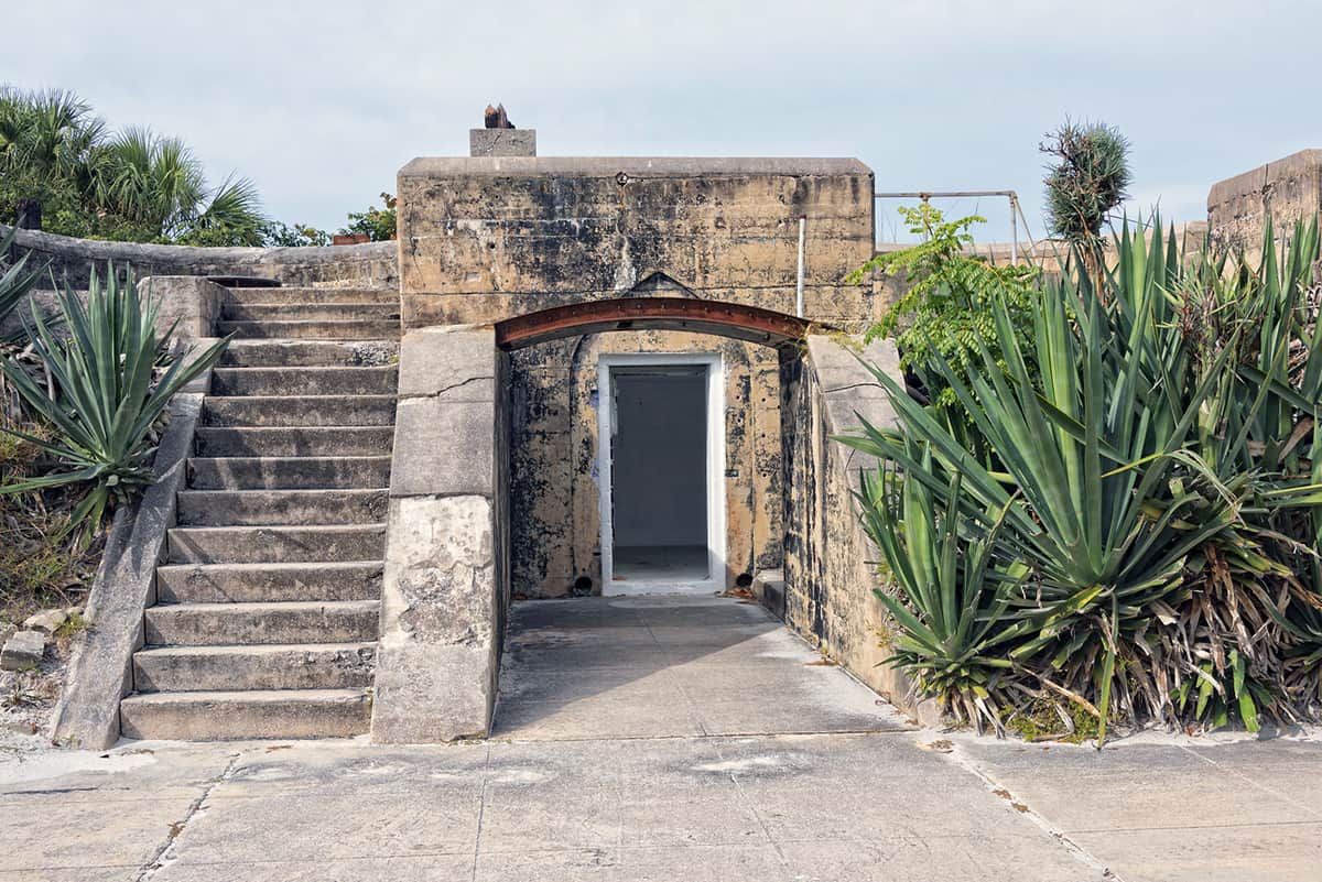 The Ruins Of Fort Dade, A Spanish American War Fort On Egmont Key In Florida
