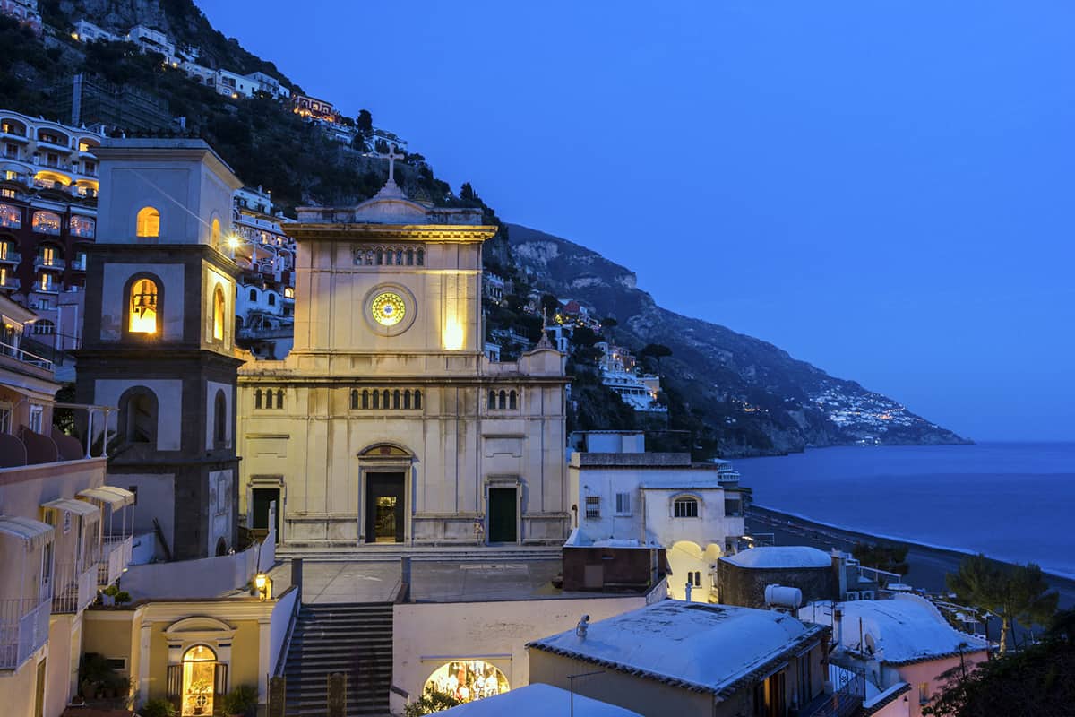 The church of Santa Maria Assunta in Positano, Italy